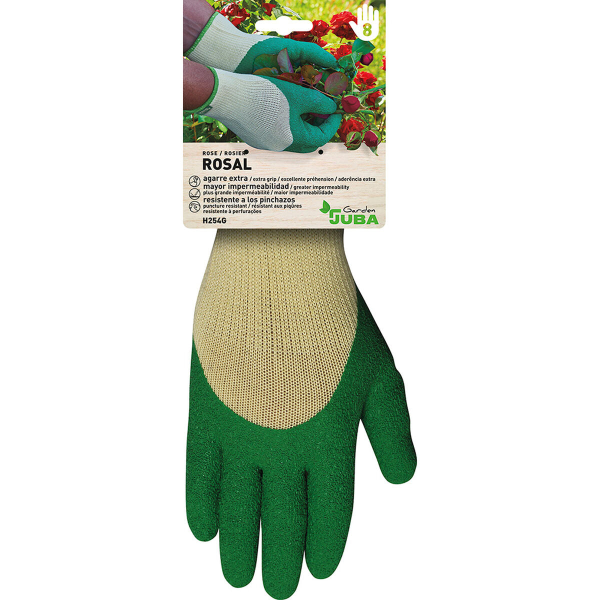 Gardening gloves JUBA Polyester Latex-0