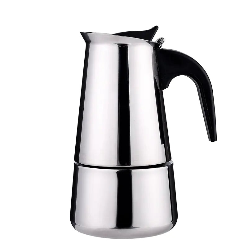 Italian Moka Pot Stainless Steel Coffee Maker