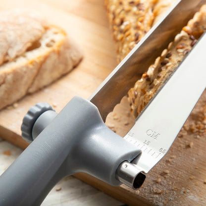 Bread Knife with Adjustable Cutting Guide Kutway InnovaGoods-11