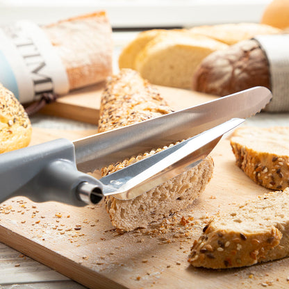 Bread Knife with Adjustable Cutting Guide Kutway InnovaGoods-8