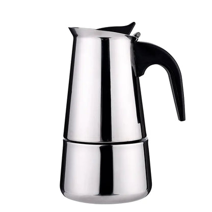 Italian Moka Pot Stainless Steel Coffee Maker