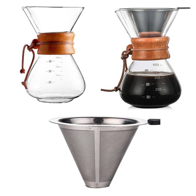 Glass Filter-Free Drip Coffee Maker | No Paper Filters, Pure Coffee Taste-1