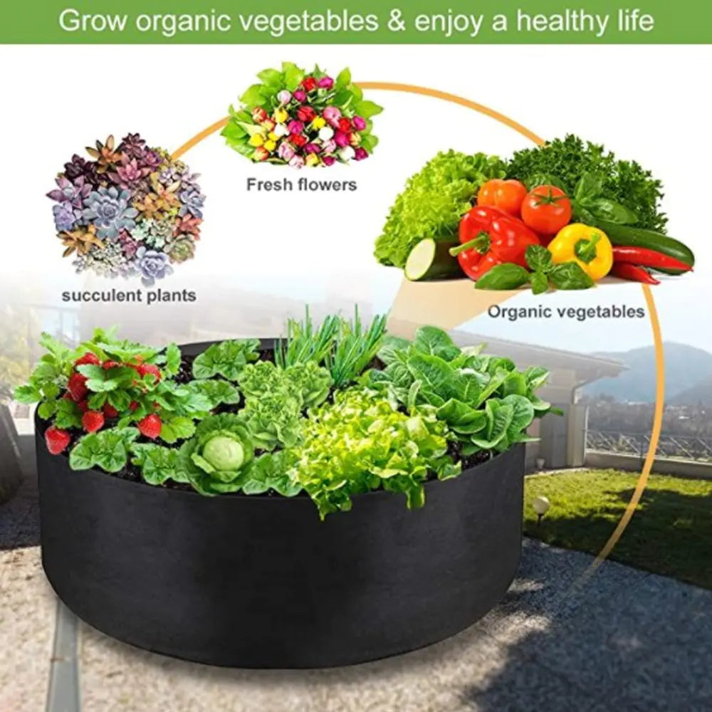 Large-Diameter Felt Planting Bag for Vegetables